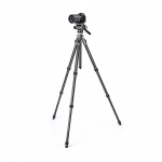 2Way Fluid Head Gitzo GHF2W with tripod and sony lens1