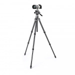 2Way Fluid Head Gitzo GHF2W with tripod and sony lens2