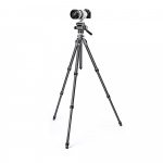 2Way Fluid Head Gitzo GHF2W with tripod and sony lens3